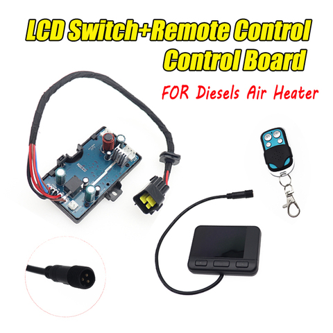 12V 24V Diesels Air Heater LCD Monitor Switch & Remote Control & Control Board Motherboard Car Truck Parking Heater Controller ► Photo 1/6