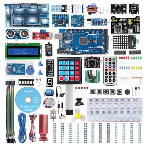 SunFounder Mega2560 R3 Project The Most Complete Starter Kit Compatible with Arduino Mega 2560 R3 Mega328 Nano, Mega2560 Board a ► Photo 1/6