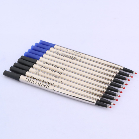 High quality 0.5 rollerball pen ink Refills 5pc BLue signature BLACK INK PEN stainless steel waterproof  Office school supplies ► Photo 1/5