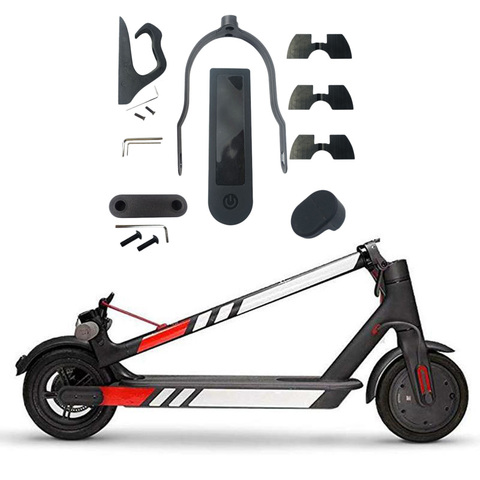 For Xiaomi M365 Pro Accessories Set 6Pcs/Set for Electric Scooter Rear Fender Wing Mudguard Shock Absorption Accessories ► Photo 1/6