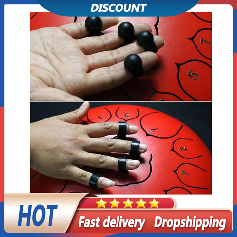 4PCS Drum Finger Sleeve Knocking Playing Finger Cover For Steel Tongue Drum Percussion Instruments Accessories ► Photo 1/6
