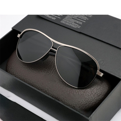 Oversized Polarized Sunglasses Men Aviation Sun Glasses for Man Wide Face Big Frame 150mm Eyewear Driving Anti Glare Polaroid ► Photo 1/6