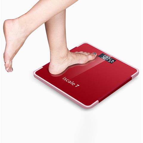 180kg Weight Scale Accurate Electronic Weight Tempered Glass Home Bathroom Floor Body Scale bascula digital peso corporal ► Photo 1/5