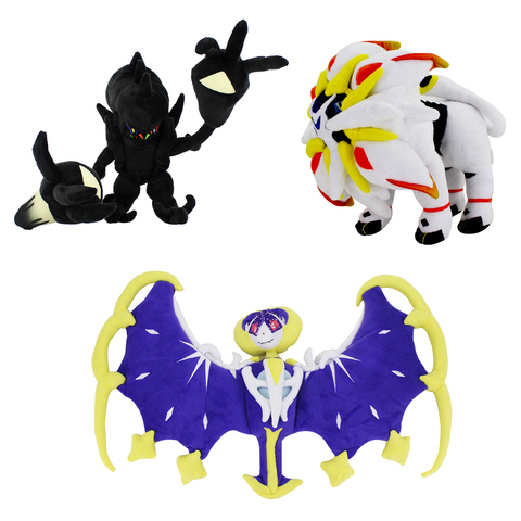 25-30cm Big Size 3 Styles Alola Solgaleo Lunala Necrozma Cute Sun