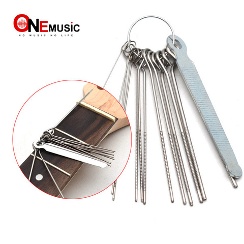 Portable Guitar Repair Tools Slot Nut File DIY Repair Tools Silver Accessory Guitar Stainless Steel Saw Rods ► Photo 1/6