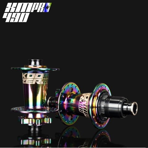 Koozer Colorful 32H MTB Hubs 4 Bearing Mountain Bike Disc Brake Hub Rear 10*135mm QR 100*15 12*142mm Thru Bicycle Hub XM490 PRO ► Photo 1/6