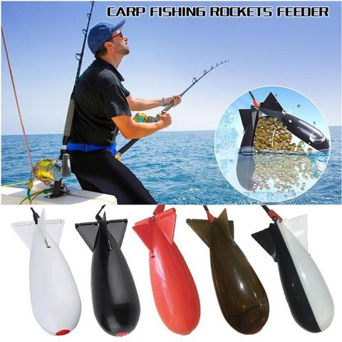 Carp Fishing Large Rockets Spod Bomb Fishing Tackle Feeders Float Bait Holder Maker Tackle Tool Accessories Feeders 5 Colors ► Photo 1/6
