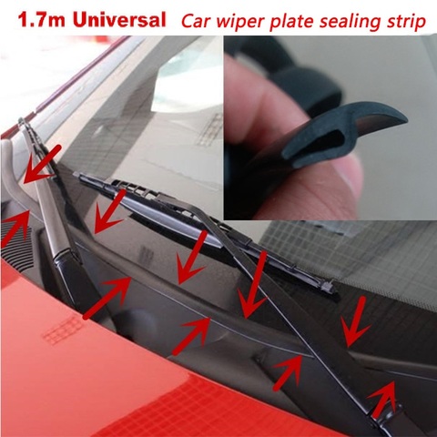 1.7M Car Wiper Panel Moulding Dashboard Sealing Strip For Peugeot 206 307 407 308 Toyota Corolla Yaris Rav4 Avensis Mini Cooper ► Photo 1/6