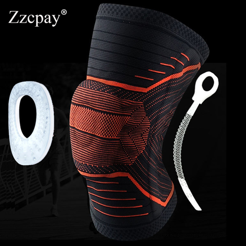 1 PCS Sports knee pad Support Running Jogging Sports Brace Volleyball Basketball Safety Guard Strap Knee Pads  Football Kneepads ► Photo 1/6