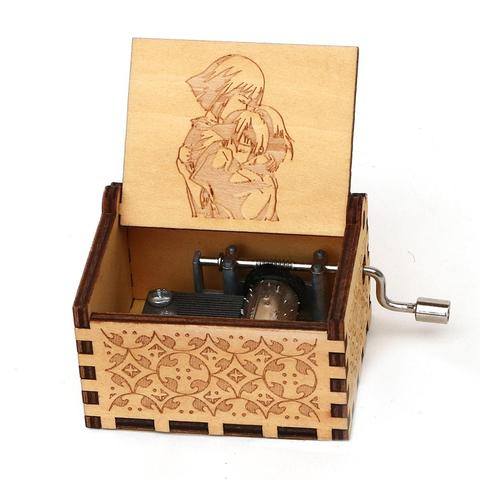 Y-Wooden Musical Box Spirited Away Theme Musical Box Birthday Gift Christmas Gift Music Boxes Drop Shipping ► Photo 1/6