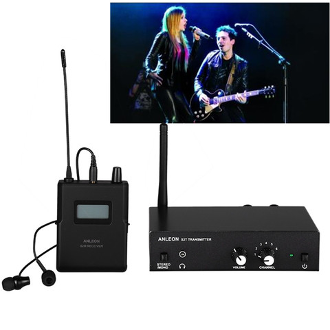 Original ANLEON S2 UHF Stereo Wireless Monitor System 4 Frequencies Professional Digital Stage In-Ear Monitor System Kits ► Photo 1/6