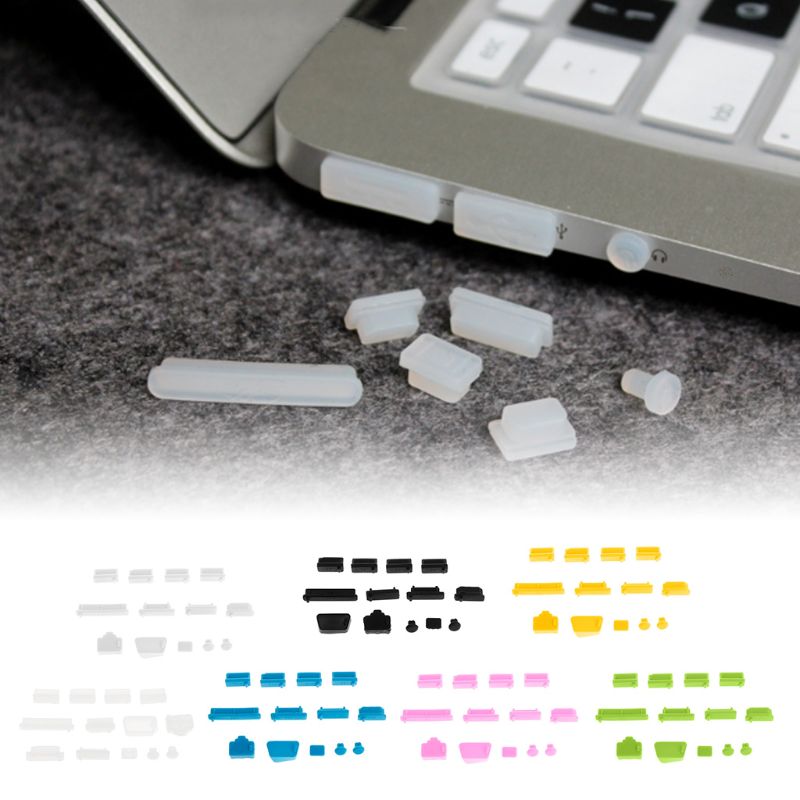 13 Silicone Protective Anti-Dust USB Port Plug Cover Stopper for Laptop Notebook 