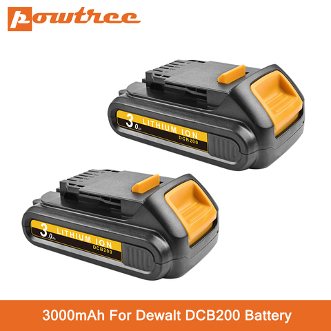2-Pack 20V 3000mAh Replacement Battery for Black&Decker LBXR20 LB20 LBX20  Black and Decker Power Tool Lithium 20 Volt Batteries
