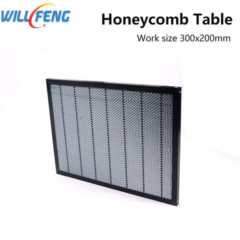 Will Feng 300*200mm Work Honeycomb Platform Galvanized Iron Customizable Size Table For 3020 Co2 Laser Engraving Machine  ► Photo 1/6