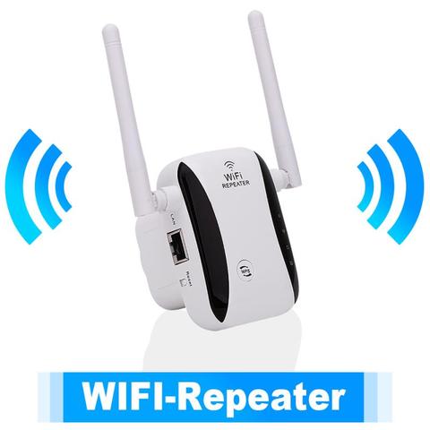 WiFi Repeater 300Mbps Wifi Range Extender WiFi Signal Amplifier 802.11N Wi-Fi Wireless Booster Long Range Repiter ► Photo 1/6