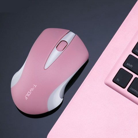 1600dpi Pink Computer Mouse Wireless Mouse Cordless Girl Cute Mouse Optical Mouse Fashion Mute Mice for Laptop ► Photo 1/6