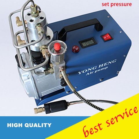 YONGHENG 300BAR 30MPA 4500PSI High Pressure Air Pump Electric Air Compressor for Pneumatic Airgun Scuba Rifle PCP Inflator ► Photo 1/4