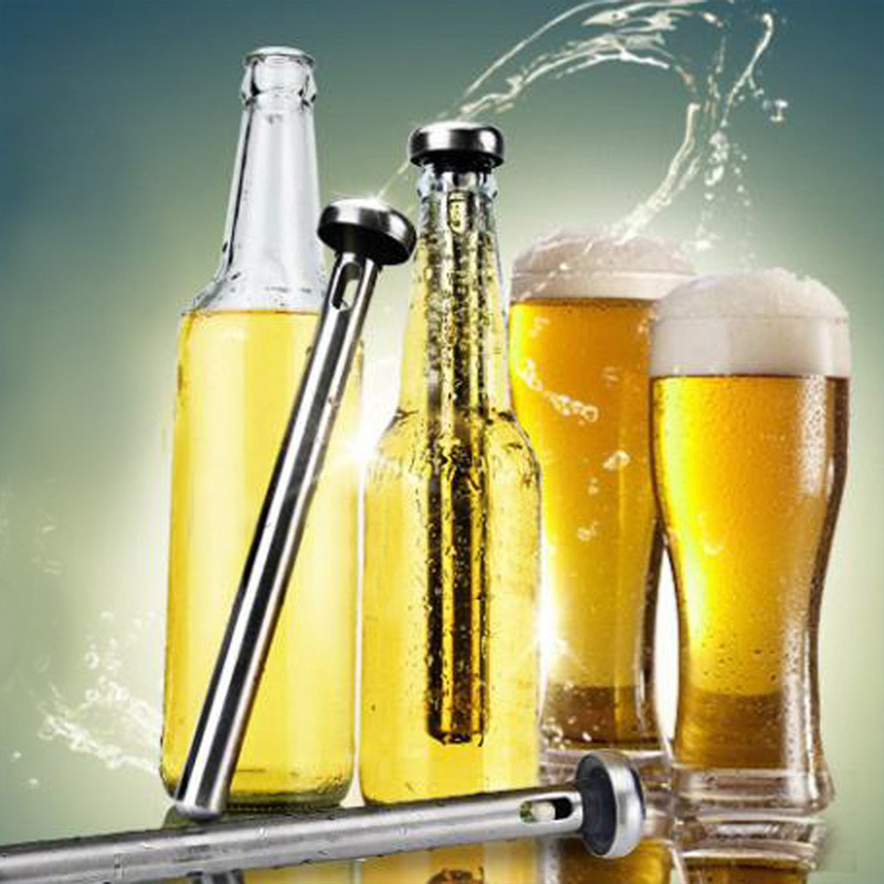 Beer Cooler 304 Stainless Steel Beer Bottle Can Holder Double Wall Vacuum  Insulated Party Slim Beer Colder Keeper