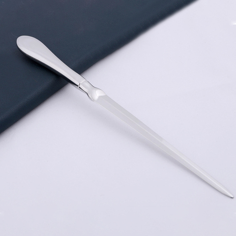 Stainless Steel Universal Letter Opener  School Lightweight Slitter Practical Hand Cutter Office Solid Envelope Knife Silver ► Photo 1/6