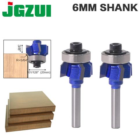 1PC 6mm Shank high quality Woodworking Milling Cutter R1mm R2mm R3mm Trimming Knife Edge Trimmer 4 Teeth Wood Router Bit ► Photo 1/6