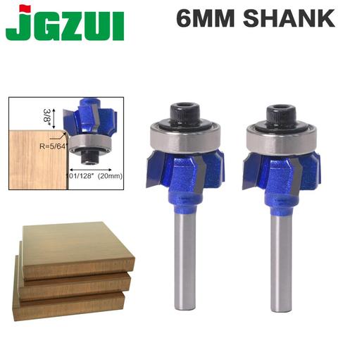 1PC 6mm Shank high quality Woodworking Milling Cutter R1mm R2mm R3mm Trimming Knife Edge Trimmer 4 Teeth Wood Router Bit ► Photo 1/6