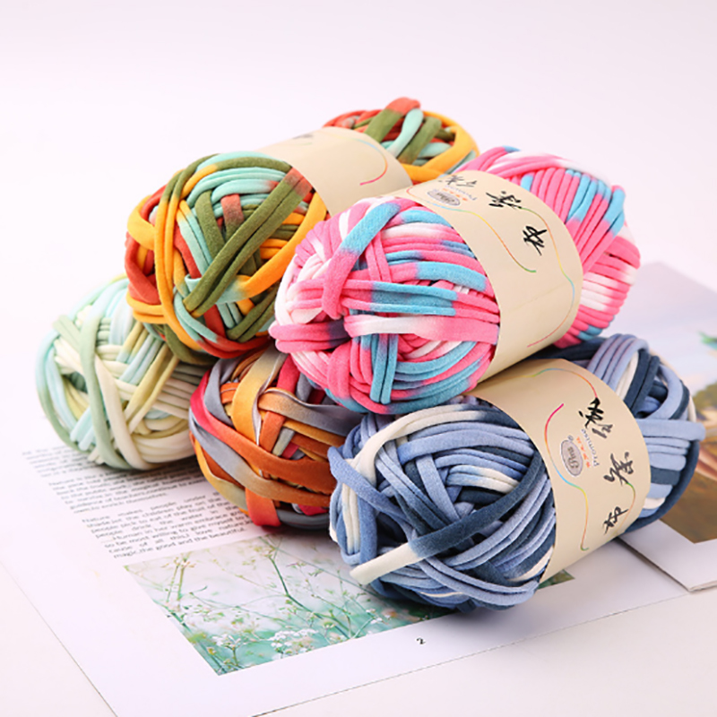 32m Solid Color Soft Crochet Yarn Knitting Thread Cloth Thread DIY