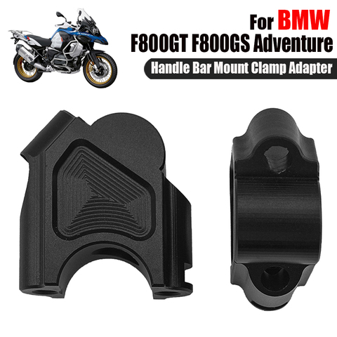 For BMW F 800 GS/GT F800 GS ADV Adventure 2014-2022 Motorcycle 28MM CNC Handlebar Handle Bar Raiser Extend Mount Clamp Adapter ► Photo 1/6