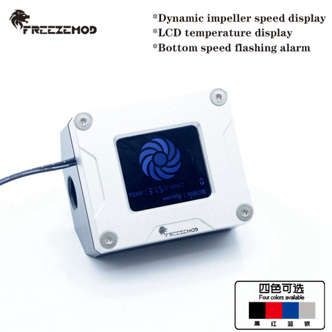 FREEZEMOD water cooler 2022 electronic flow meter impeller speed and temperature display alarm. LSJ-POZN ► Photo 1/5