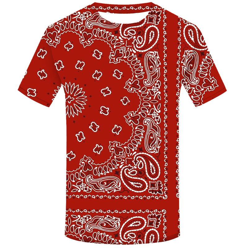 Bandana Shirt Men Streetwear Paisley  Shirt Men Short Sleeves Summer 2022  - Shirt - Aliexpress