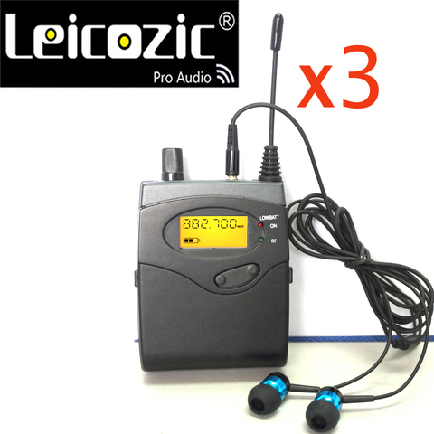 Leicozic 3 pieces BK2050 Receivers SR2050 IEM monitor receivers for monitor systems & in ear monitors professional stage monitor ► Photo 1/6