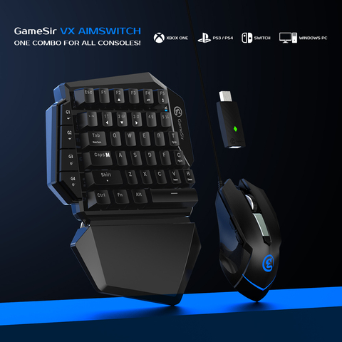 GameSir VX AimSwitch Gaming Keyboard and Mouse for Xbox One / PS4 / Nintendo Switch / PS3 for Console Games PUBG Call of Duty ► Photo 1/6