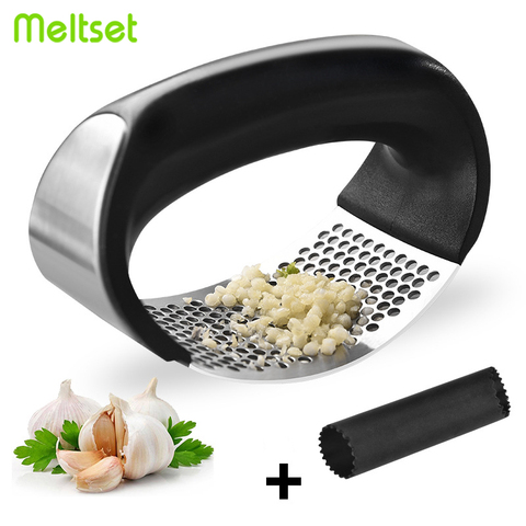 Multifunction Garlic Press Manual Garlic Crusher Press Device Kitchen Garlic Peeler Grinding Grater Kitchen Gadgets ► Photo 1/6