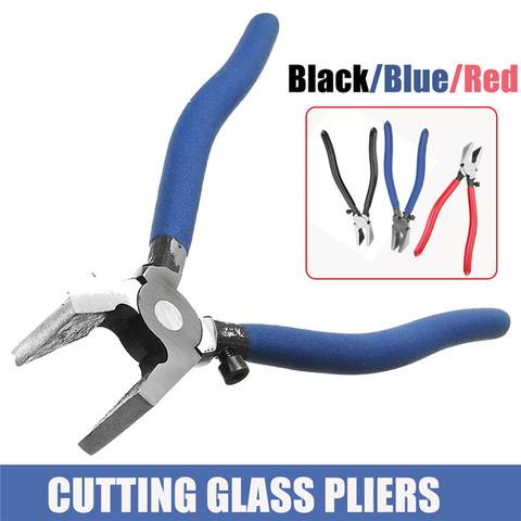 Handle Breaking Cutting Glass Pliers Stained Glass Tools Flat End