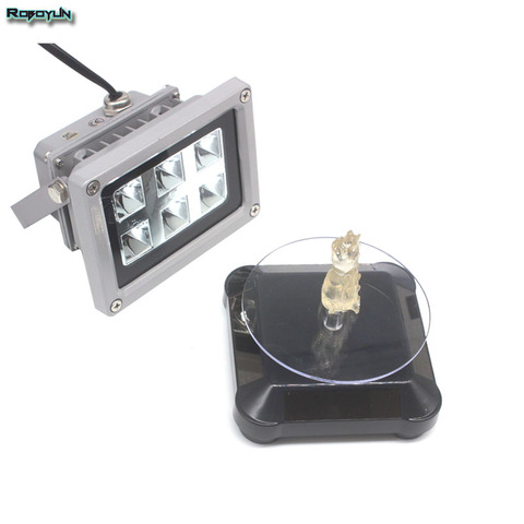 High Quality 405nm UV LED Resin Curing Light Lamp Solar Power Adapter Turntable 360 Degree for SLA DLP 3D Printer ► Photo 1/6