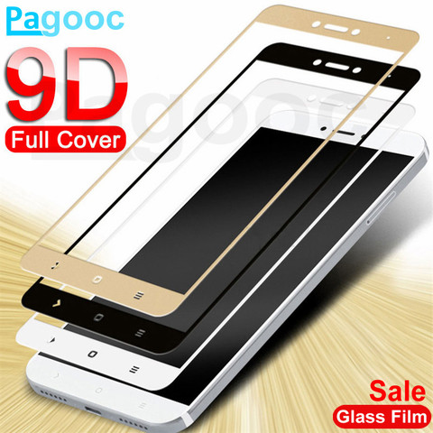 9D Tempered Glass on For Xiaomi Redmi Note 4 4X 5 5A Pro Screen Protector Safety Glass on the Redmi 4A 4X 5A 5 Plus S2 Film Case ► Photo 1/6