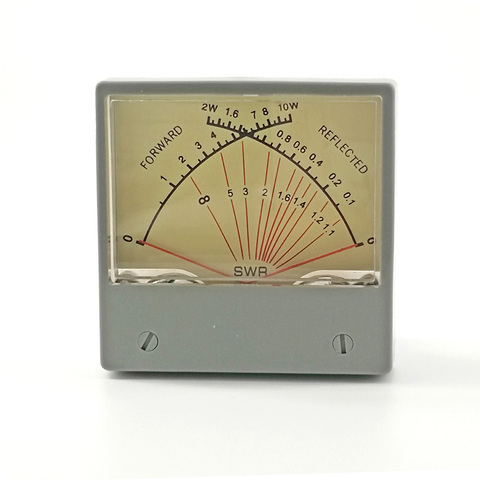 SZ-70 SWR Stationary Wave Ratio Meter Forwad 10W Reflected 2W Panel Dual Radio HF ► Photo 1/5