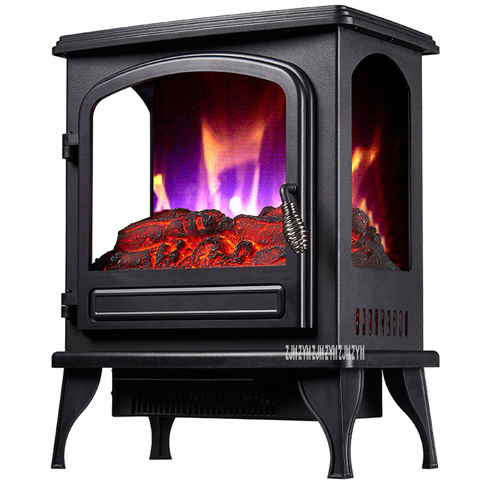 SF-1817 Independent Vertical Electric Fireplace Household Visible Flame Warm Air Blower 2 Gear Single Door Heating Firebox 220V ► Photo 1/6