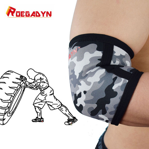 Elbow Support 5mm Tennis &Golfers Elbow Brace Neoprene Elbow Sleeve For Weightlifting,CrossFit Support for Elbow Pain,Tendonitis ► Photo 1/6