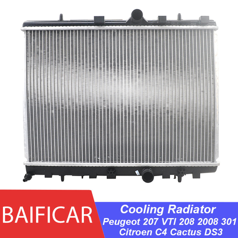 Baificar Brand New Engine Cooling Radiator 1330P9 133389 For Peugeot 207 VTI 208 2008 301 Citroen C3 C4 Cactus DS3 ► Photo 1/6