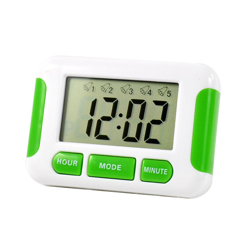Magnet Alarm Clock Electron Digit 5 Groups Noisy Bell 12/24 Hours Countdown Study Shower Table Wall Desktop Kitchen Time Timer ► Photo 1/6