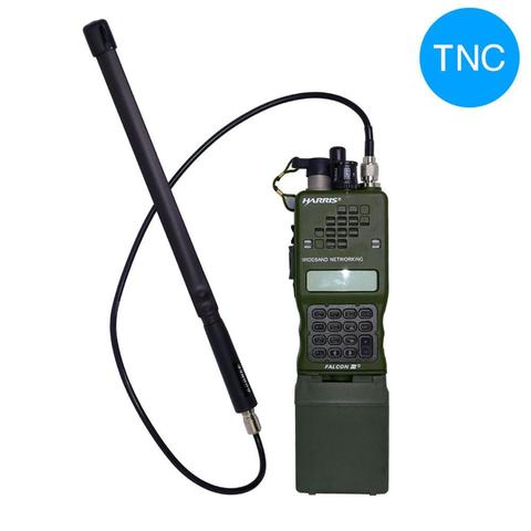 TNC ABBREE AR-152 AR-148 Tactical Antenna Caxial Extend Cable For Kenwood TK-378 Harris AN/PRC-152 148 Walkie Talkie ► Photo 1/6