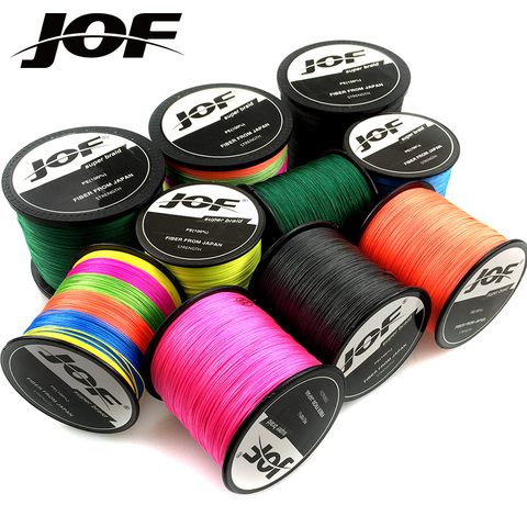 JOF 0.8#-10.0# 8 Strands Fishing Line 500M 300M 100M PE Braided Multifilament 18-119lb 0.14-0.57mm ► Photo 1/6