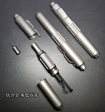 EDC Titanium Alloy Hook Screwdriver Bits Survival Outdoor Camping Tactical Multi-functional Gear Portable Pocket EDC Tools ► Photo 1/6