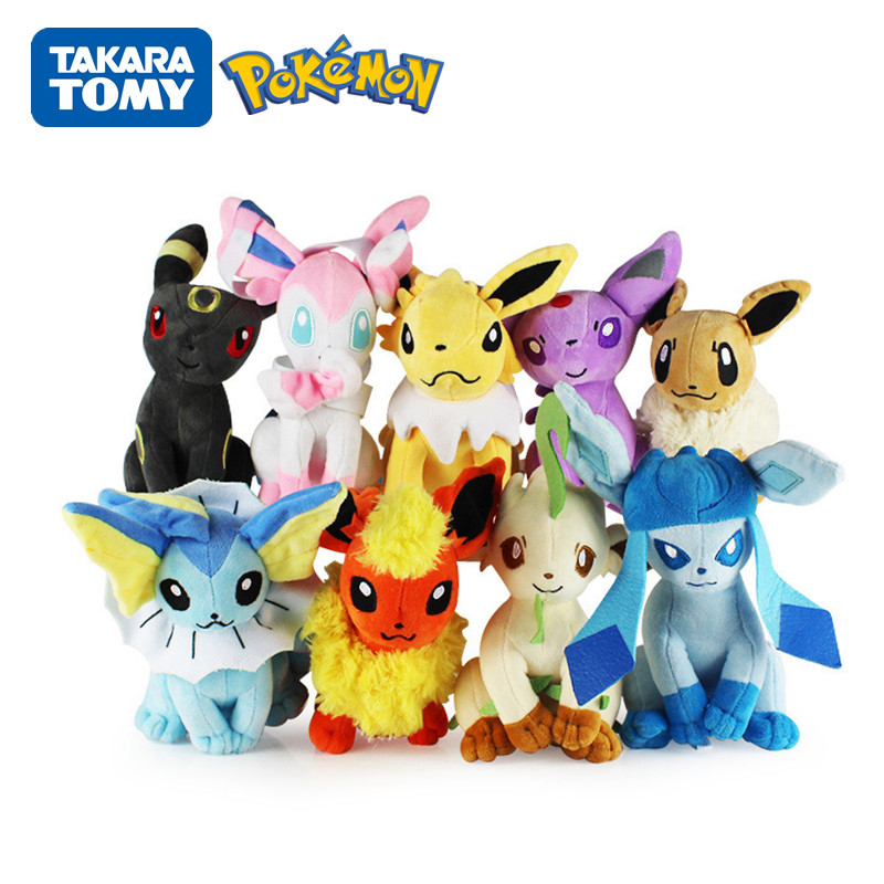 25 Styles Pokemon Pulsh Toys Mimikyu Shiny Eevee Umbreon Flareon