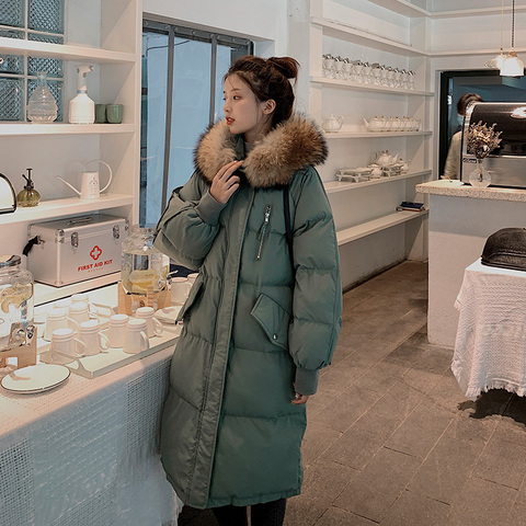 Parka Autumn Winter Jacket Women Clothes Fashion Warm Coat Female Women's Down Cotton Jacket Warm Thick Long Parkas Oversized ► Photo 1/5