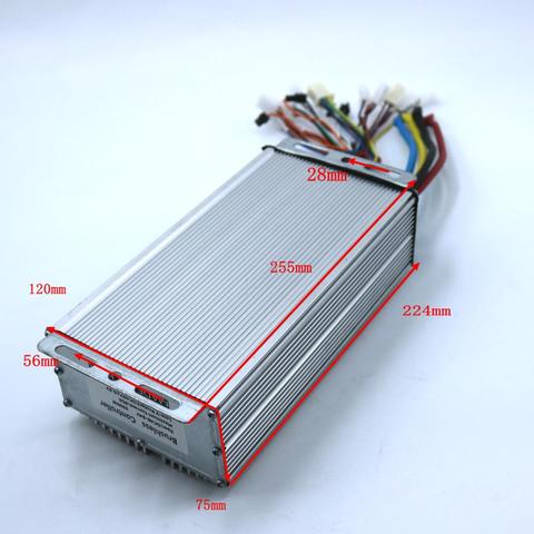 GREENTIME 24 MOSFET 48-72V 3000W 80Amax BLDC motor controller, EV brushless speed controller, sensor&sensorless ► Photo 1/6