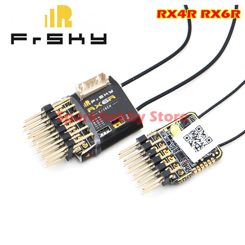 Receptor de telemetría Original FrSky RX4R RX6R 6/16 diseñado para deslizadores salida 6 pwm ultra pequeña y súper ligera ► Photo 1/6
