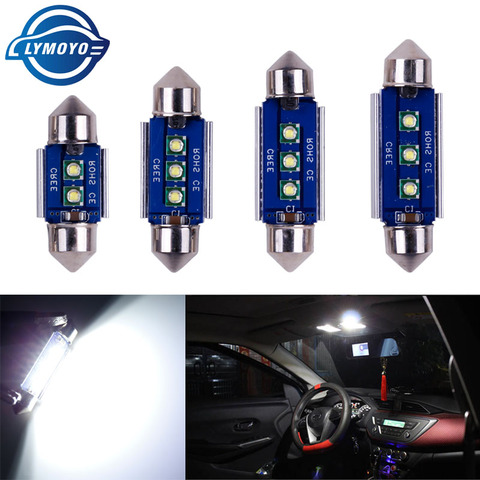 LYMOYO 1pcs Car Interior Led C5W C10W Canbus 31/36/39/41mm Dome Festoon Light Decorative License Plate reading Door Light ► Photo 1/6