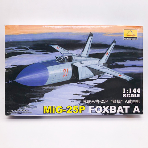 1: 144 Soviet MIG-25 Fighter Military Aircraft Assemble Model ► Photo 1/3