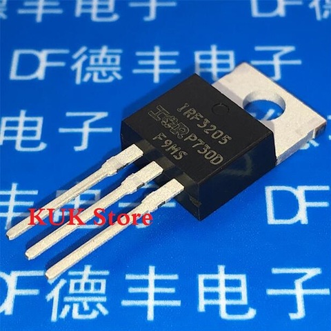 Real 100% Original NEW IRF3205 IRF3205PBF 55V 110A MOSFET TO-220 50PCS/LOT ► Photo 1/1